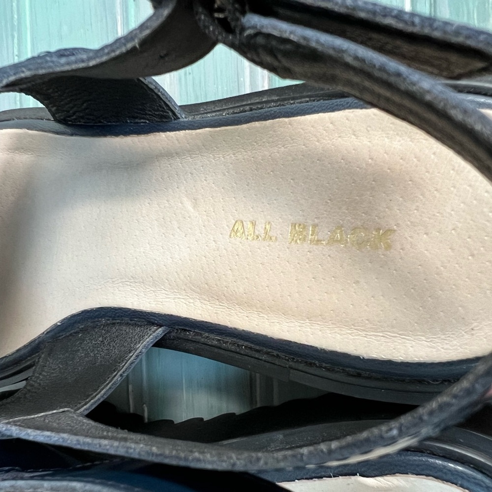 Stylish Navy Platform Sandals - image 7